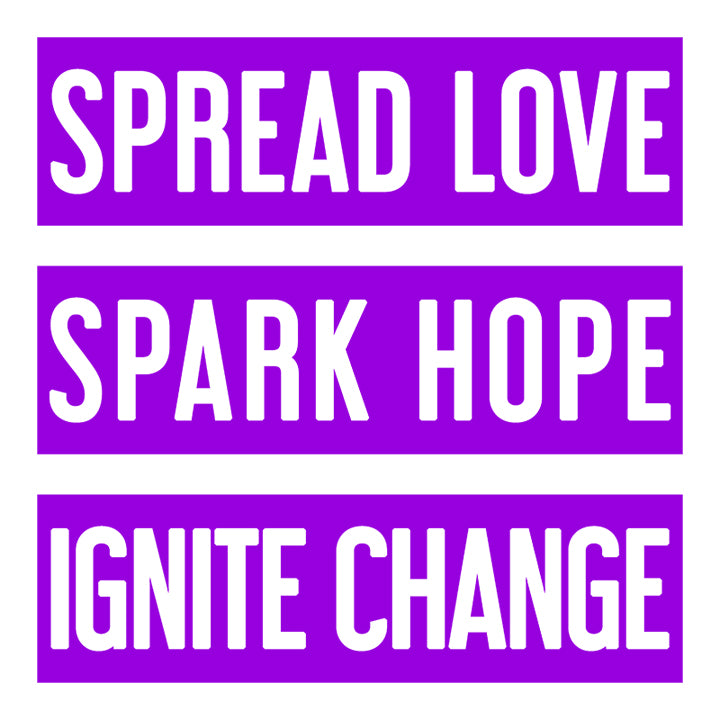 Spread Love (Purple) Hoodie